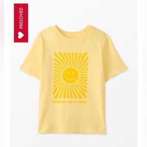 Hanna Andersson Yellow Short Sleeve Kids Tee Shirt - Sunshine State of Mind